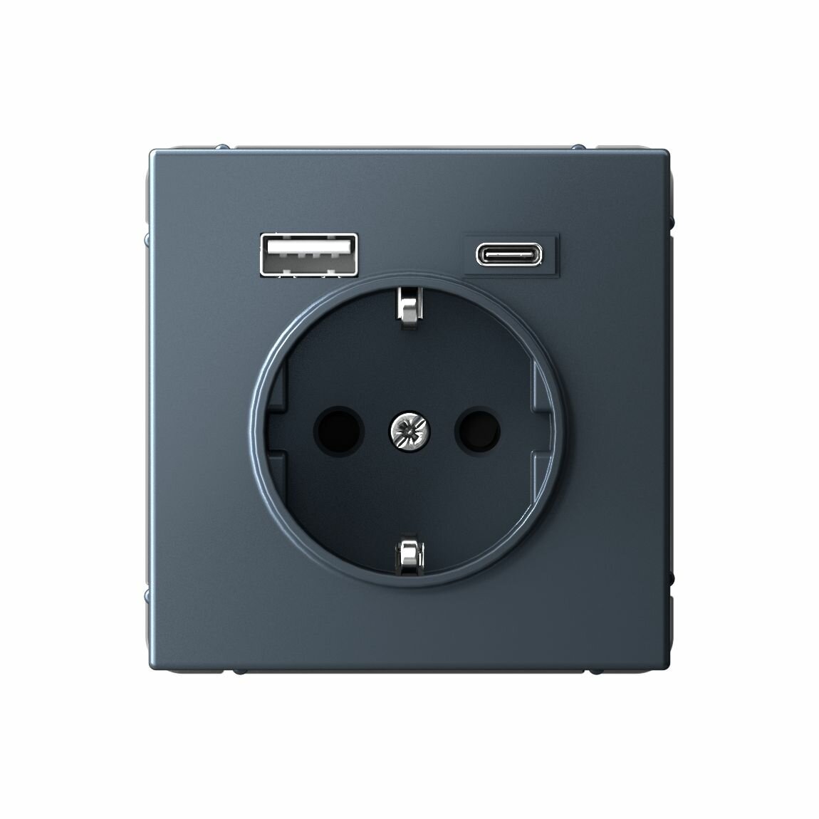 1 шт. Systeme Electric ArtGallery Грифель Розетка 16А с 2 USB A+C, 5В/2,4А/3,0А, 2х5В/1,5А