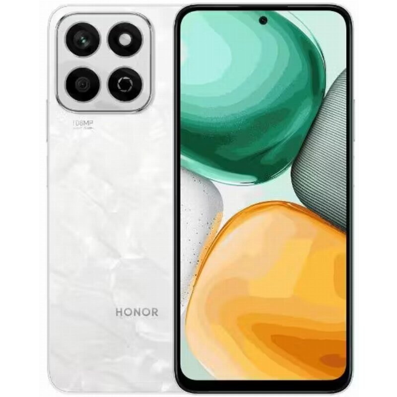 Смартфон Honor X7c, 6/128 Gb, Moonlight White, белый