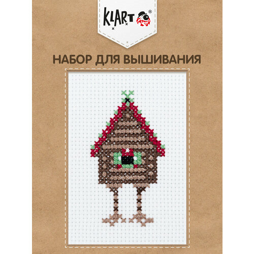 фото Набор для вышивания klart 12-061 "избушка" 7.5 х 11 см
