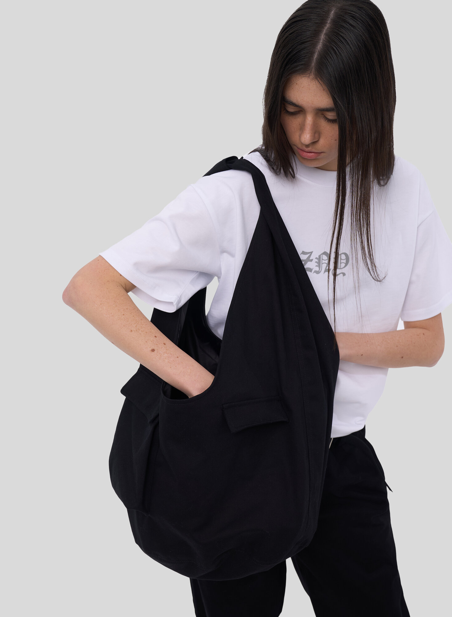 Сумка шоппер ZNY СУМКА ZNY TAFFETA, черный