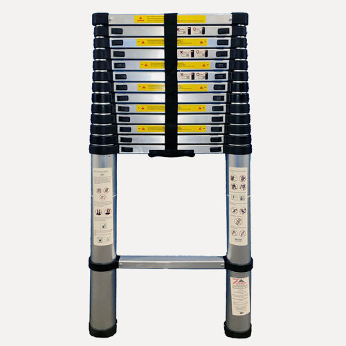 Изображение товара Лестница Телескопическая Sevenberg Qh-14 5,4 М. Длина В Разложенном Виде, 1Х14 Ступеней.