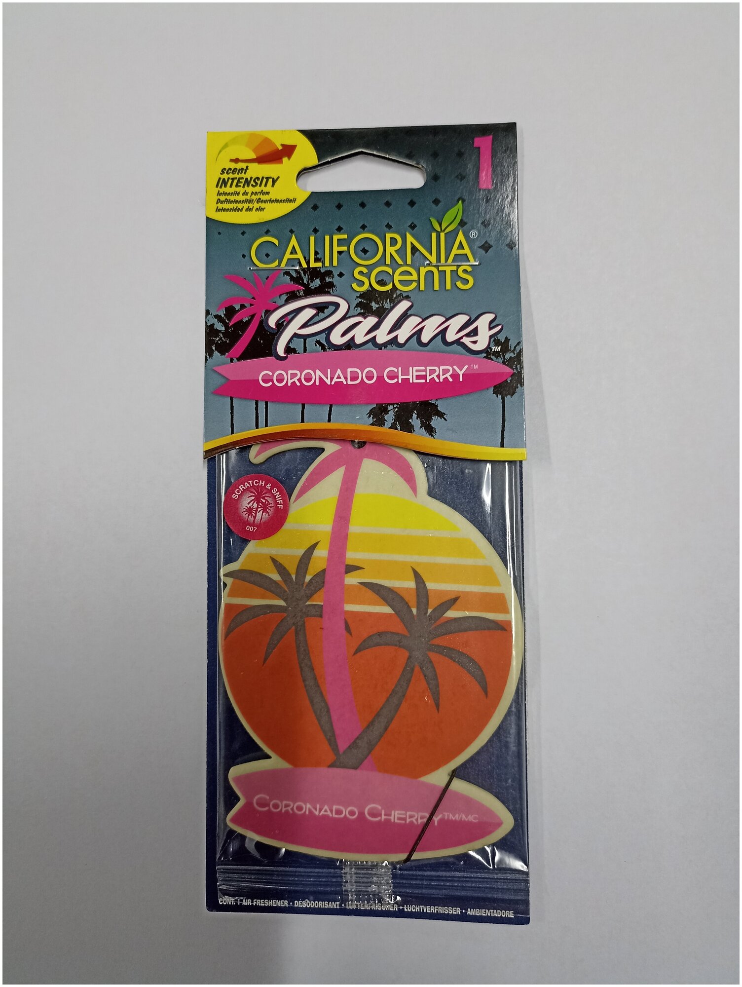 Автомобильный освежитель California Scents Palms Вишня коронадо