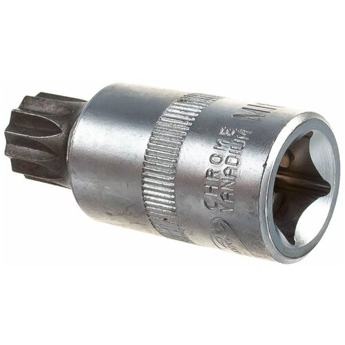 Головка со вставкой SPLINE M18, 1/2 L55мм АвтоDело 39518 головка торцевая со вставкой hex12 1 2 l 55 мм автоdело автоdело арт 39292