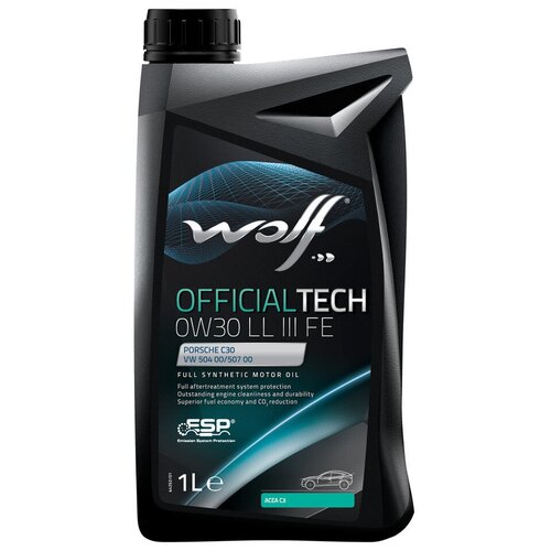 WOLF OIL 1044342 Масло моторное OFFICIALTECH 0W30 LL III FE 1L 1шт