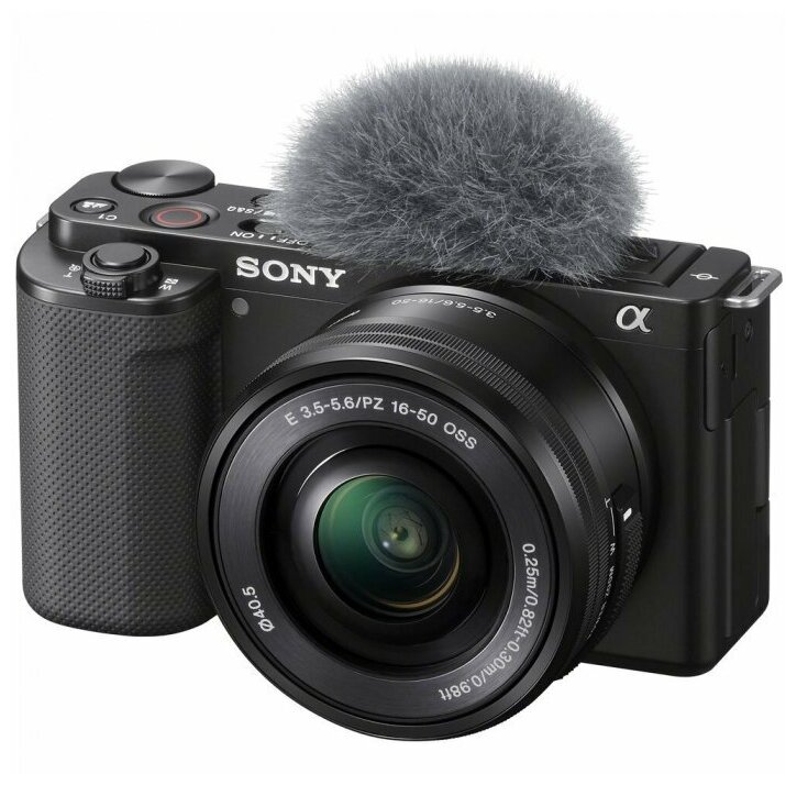 Sony Alpha ZV-E10 Kit 16-50 чёрный — купить в интернет-магазине по низкой цене на Яндекс Маркете