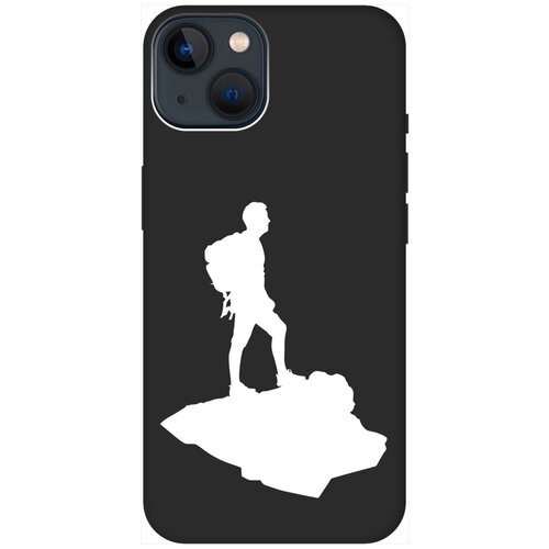 Силиконовый чехол на Apple iPhone 14 Plus / Эпл Айфон 14 Плюс с рисунком Trekking W Soft Touch черный силиконовый чехол на apple iphone 14 эпл айфон 14 с рисунком trekking soft touch черный