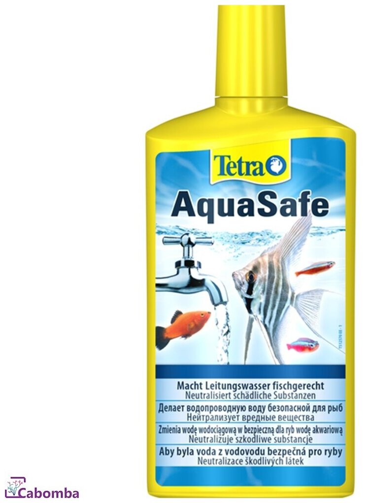 Кондиционер Tetra AquaSafe для подготовки воды аквариума, 50мл - фото №14