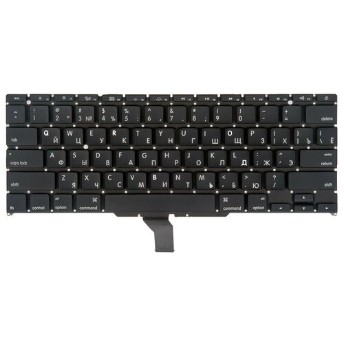 Клавиатура для ноутбука MacBook Air 11 A1370 A1465 Mid 2011 - Mid 2017 с подсветкой плоский Enter 1630₽