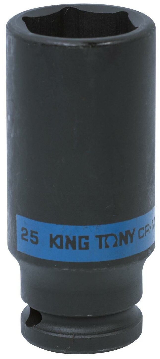 Головка торцевая ударная глубокая шестигранная 1/2", 25 мм KING TONY 443525M