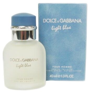 Dolce & Gabbana, Light Blue Pour Homme, 40 мл, туалетная вода мужская