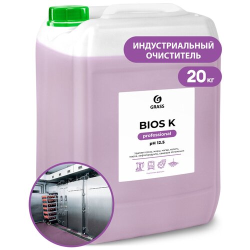 Высококонцентрированное щелочное средство «Bios K» (канистра 24 кг)