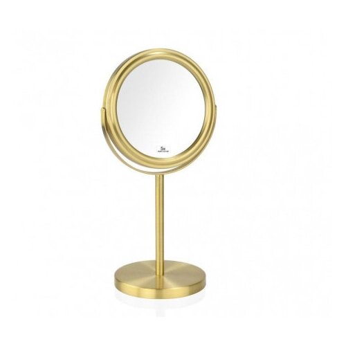 У-30 Зеркало косметич.увелич.настольное 5X ANDREA HOUSE BA69289 золото