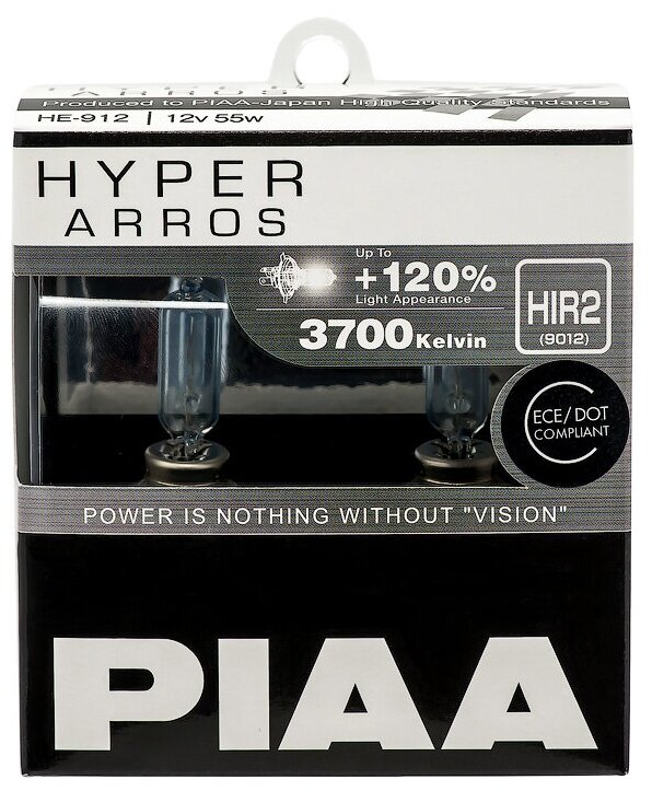 Галогенные лампы PIAA BULB HYPER ARROS 3700K/3900K HE-912 (HIR2)