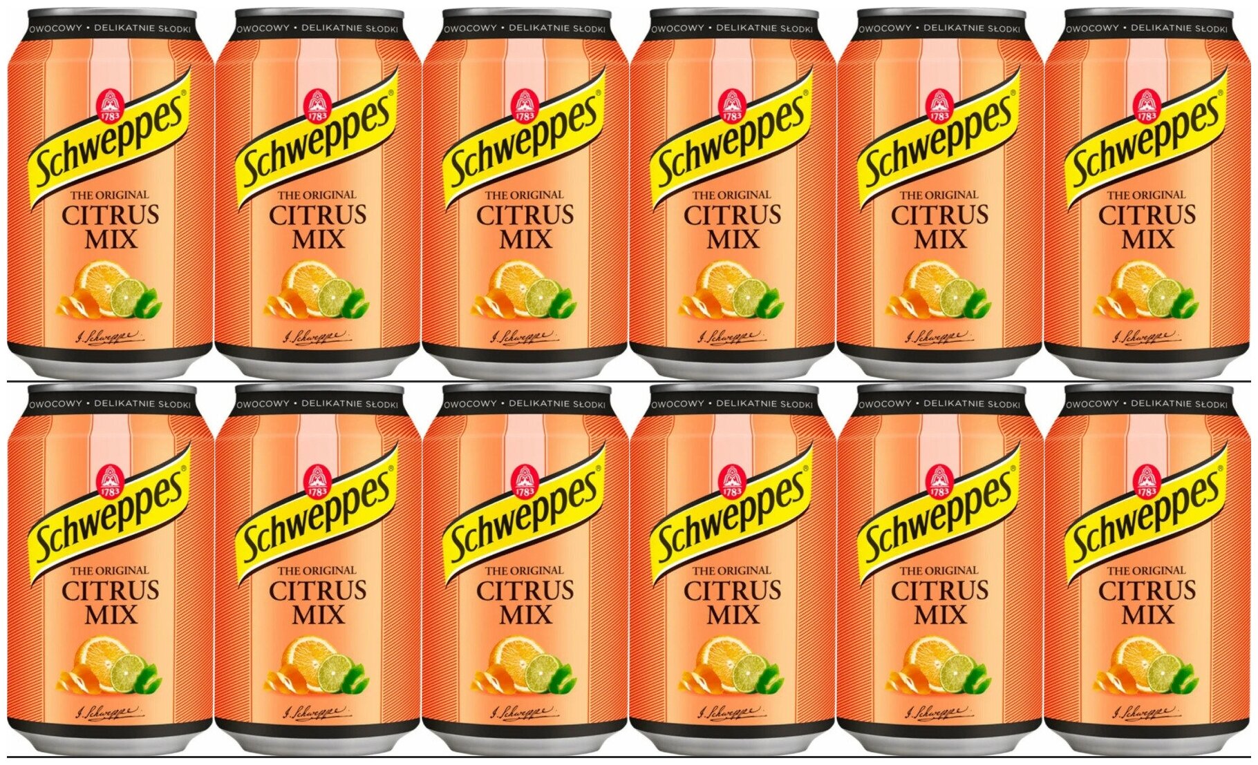 Газированный напиток Schweppes Citrus Mix (Швепс Цитрусовый Микс) 0.33 л ж/б упаковка 12 штук (Польша)