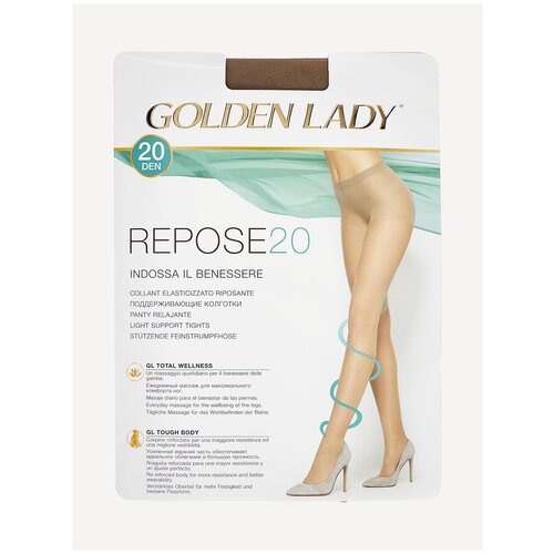 Колготки Golden Lady REPOSE 20 размер 5/XL, nero (Черный)