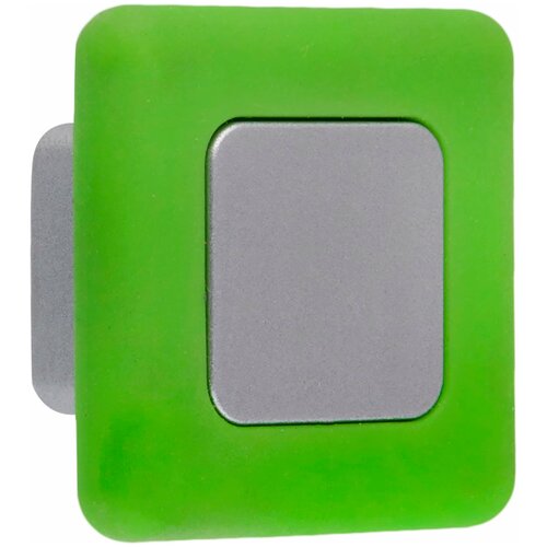 Ручка-кнопка B 050 000 цвет сатин/зеленый