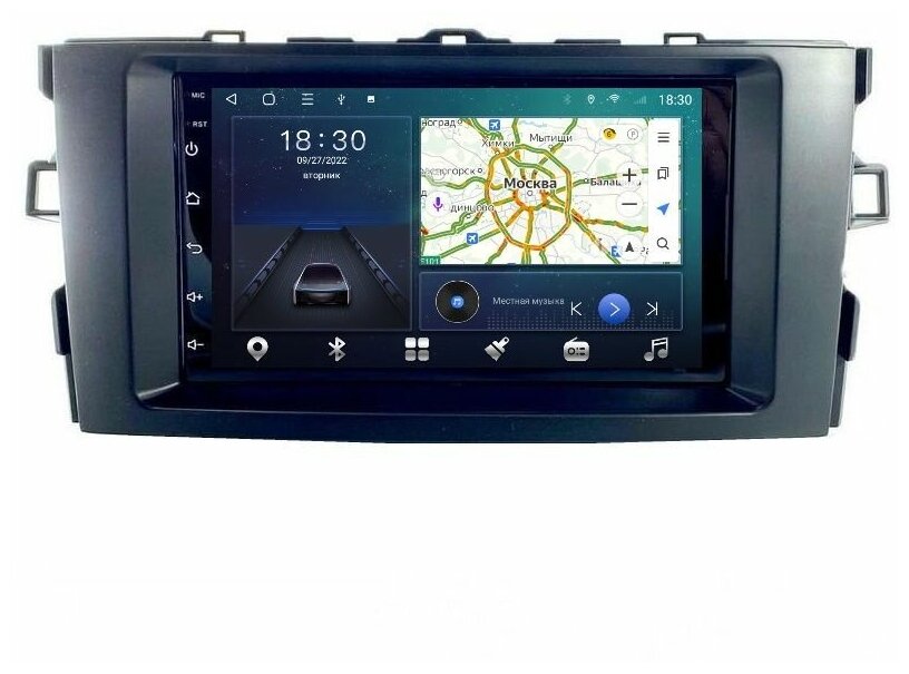 Магнитола CRS-300 Тойота Аурис Toyota Auris 2006-2012 - Android 11 - Процессор 8 ядерный - Carplay - IPS - DSP 36 полос - 4G(Sim)