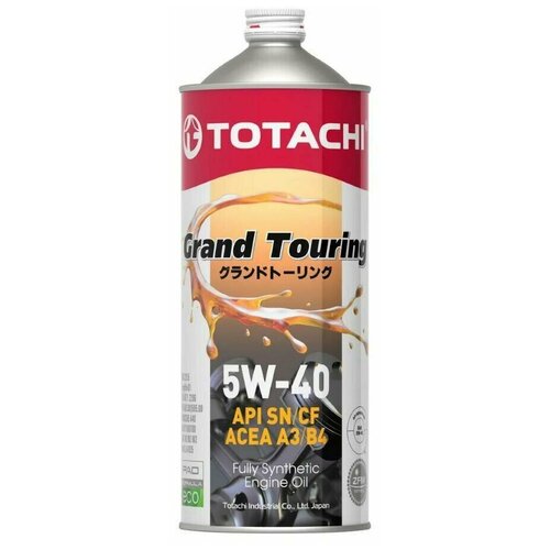 TOTACHI Масло Моторное Totachi Grand Touring 5w-40 Sn/Cf A3/B4 Синтетическое 1 Л