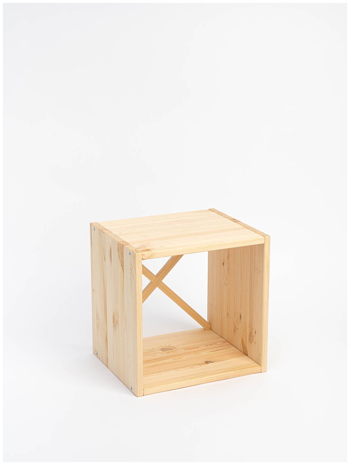 Полка куб KETT-UP ECO Apelvik 39*39см, KU351.1, деревянная, натур - фотография № 4