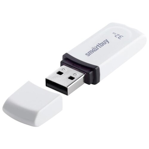 Флеш-память Smartbuy UFD 32GB Paean White (SB32GBPN-W), 1 шт.