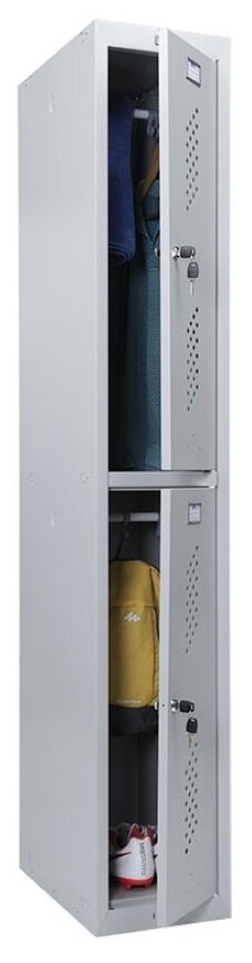 Шкаф металлический для раздевалок "ML 12-30" усиленный (1830x300x500мм)