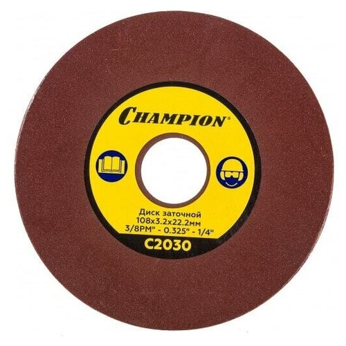 Диск заточной CHAMPION (3/8PM,0,325,1/4) 108х3,2х22,2 станок заточной ручной champion c6500