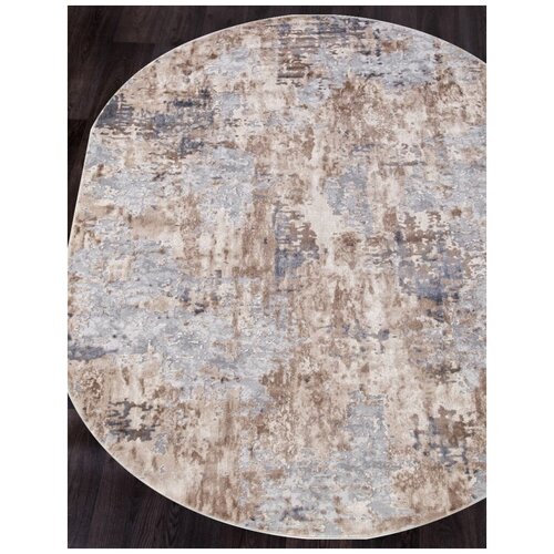 Ковер 15452A - BEIGE / GREY - Овал - коллекция TOKIO 0.80x1.50