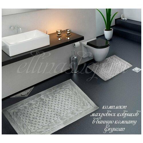 Комплект ковриков для ванны 60x10060x50 Erguvan Gelin кремовый Комплект ковриков 4500₽