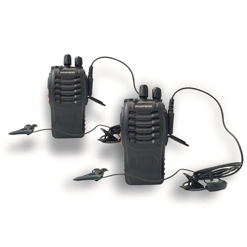 Комплект раций радиостанций Baofeng BF-888S 2 шт с гарнитурами 199900₽