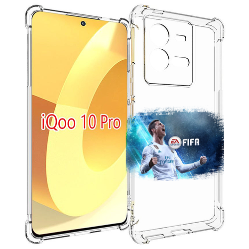 Чехол MyPads FiFA логотип для Vivo iQOO 10 Pro задняя-панель-накладка-бампер