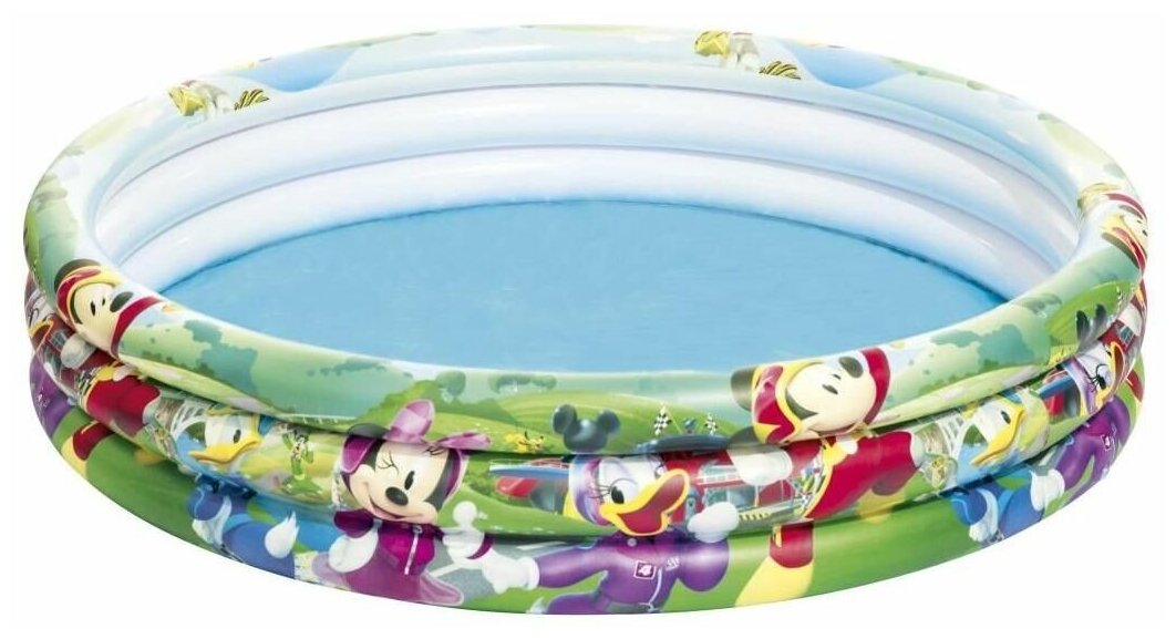 Детский надувной бассейн Bestway "Mickey Mouse" 122х25см 140л - фотография № 1