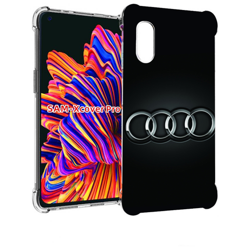 Чехол MyPads ауди audi 2 для Samsung Galaxy Xcover Pro 1 задняя-панель-накладка-бампер