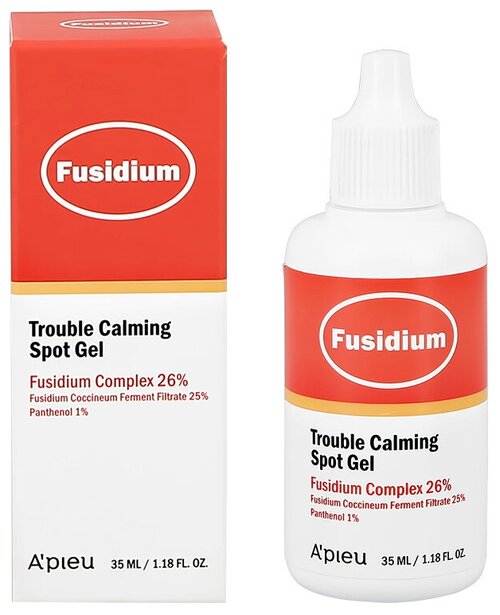 Apieu Fusidium Trouble Calming Spot Gel Точечный гель против воспалений, 35 мл