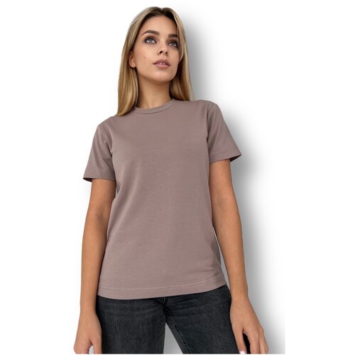 фото Футболка one raff, размер xs, коричневый