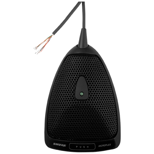 Shure MX392/O плоский (поверхностный) конденсаторный всенаправленнный микрофон, черный