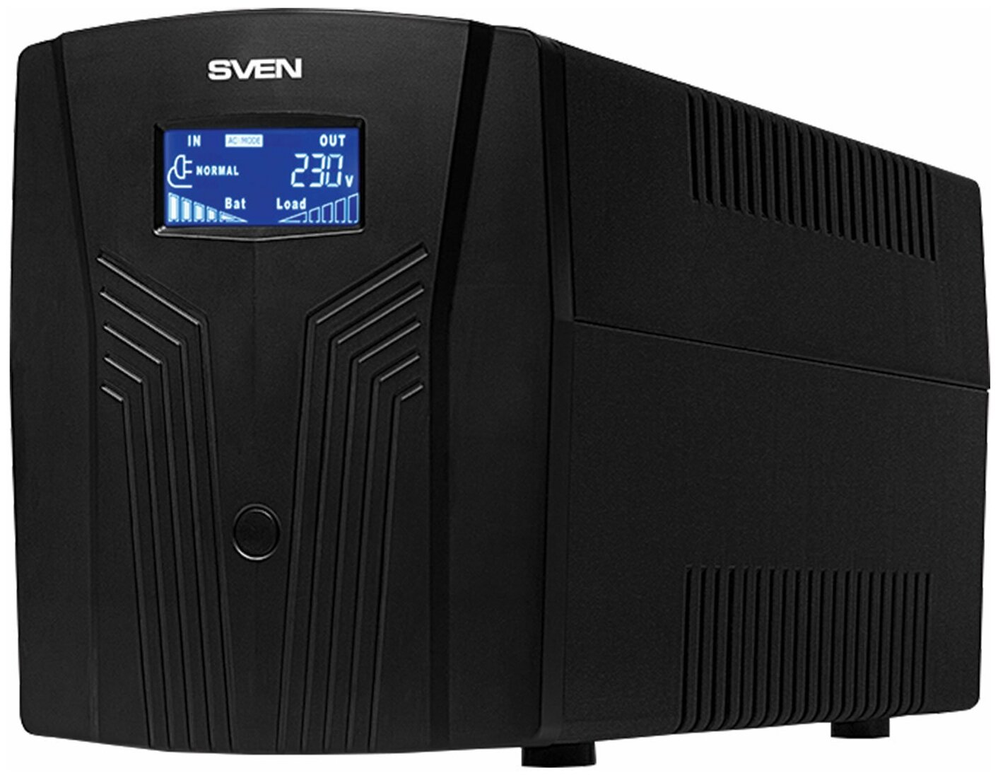 Источник бесперебойного питания SVEN Pro 1500, 1500VA (900W), 3 евророзетки, 2 розетки RJ45, SV-013875