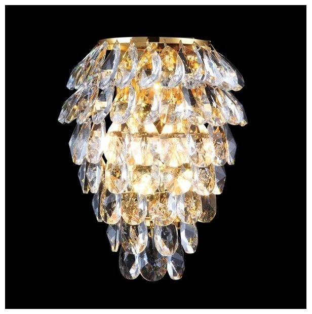 Crystal Lux Бра Crystal Lux CHARME AP3 GOLD/TRANSPARENT