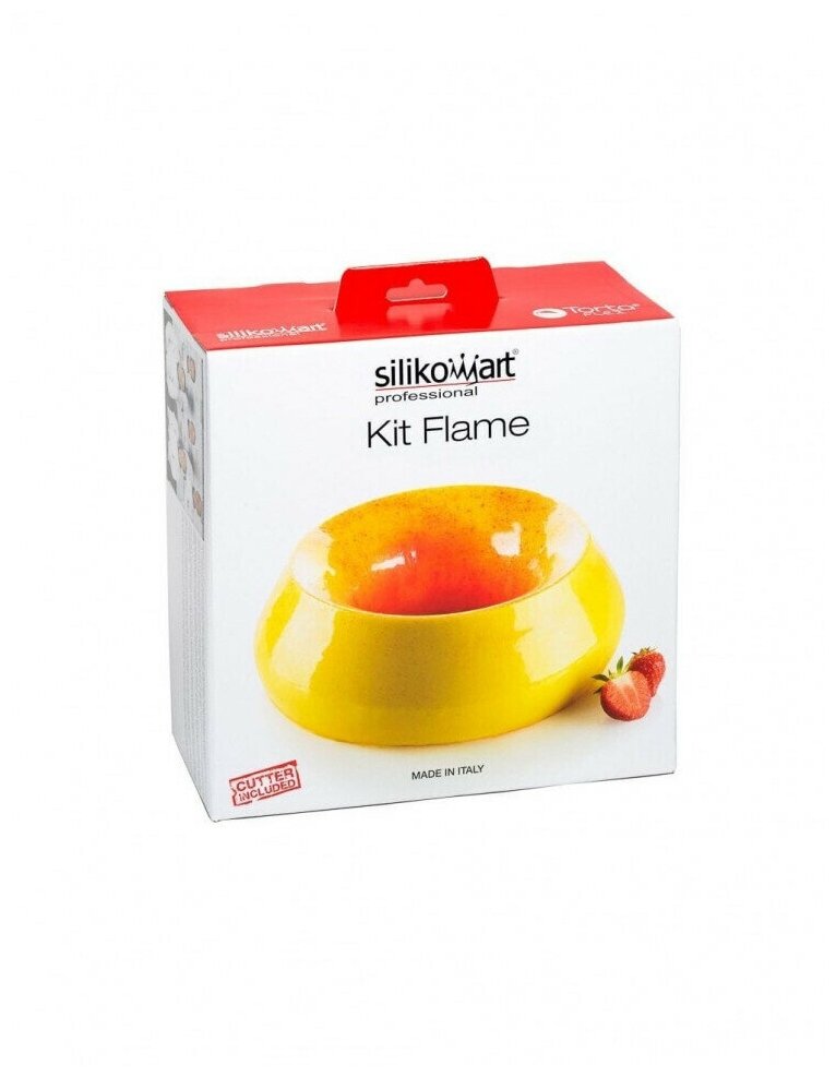 Силиконовая форма Tortaflex пламя Kit Flame Silikomart