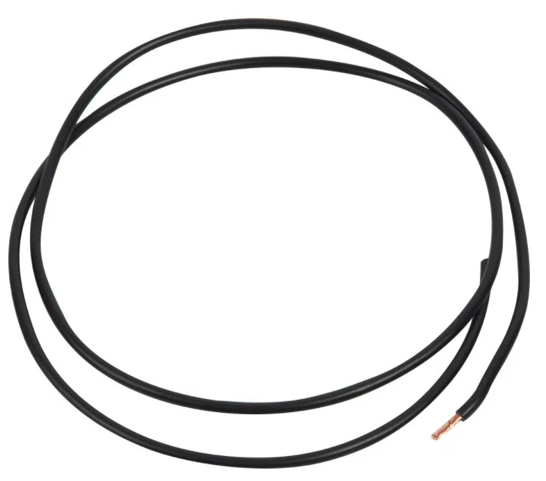 Провод многопроволочный ПУГВ ПВ3 1х2,5 черный ( смотка 4м ) - фотография № 1