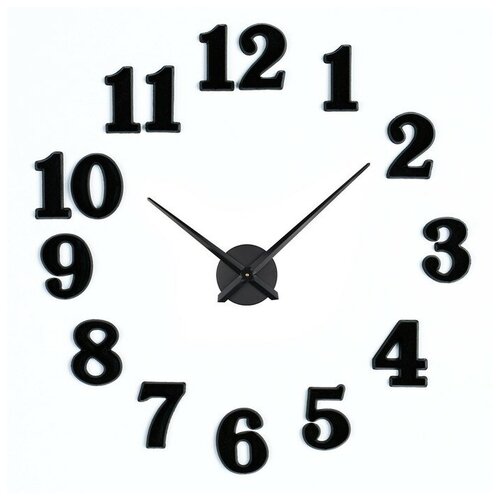 Цифры для часов 15 шт h=2.5 см чёрный