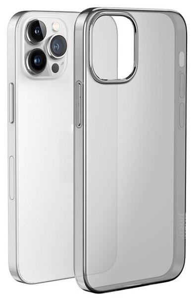 Силиконовый чехол HOCO Light для iPhone 12 Pro Max 6.7 черный
