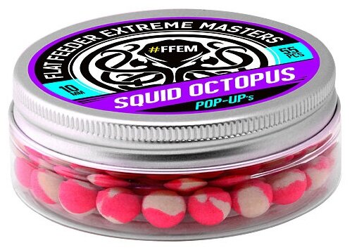 FFEM Бойлы плавающие Pop-Up 10mm Squid Octopus-Кальмар осминог (55шт)
