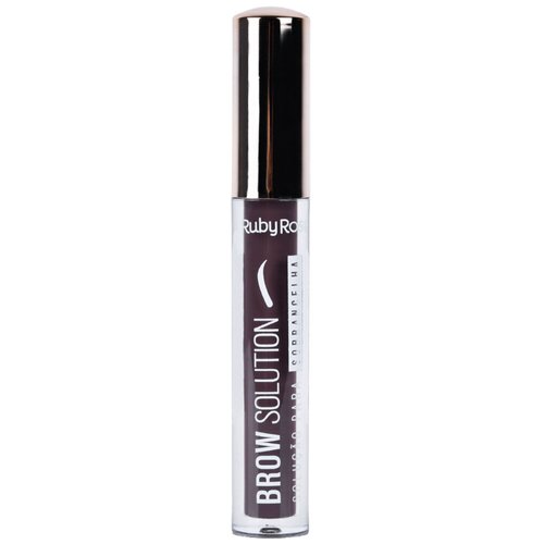 Ruby Rose Гель для бровей Brow Solution, 3 мл, dark гель для бровей ruby rose гель для бровей brow solution