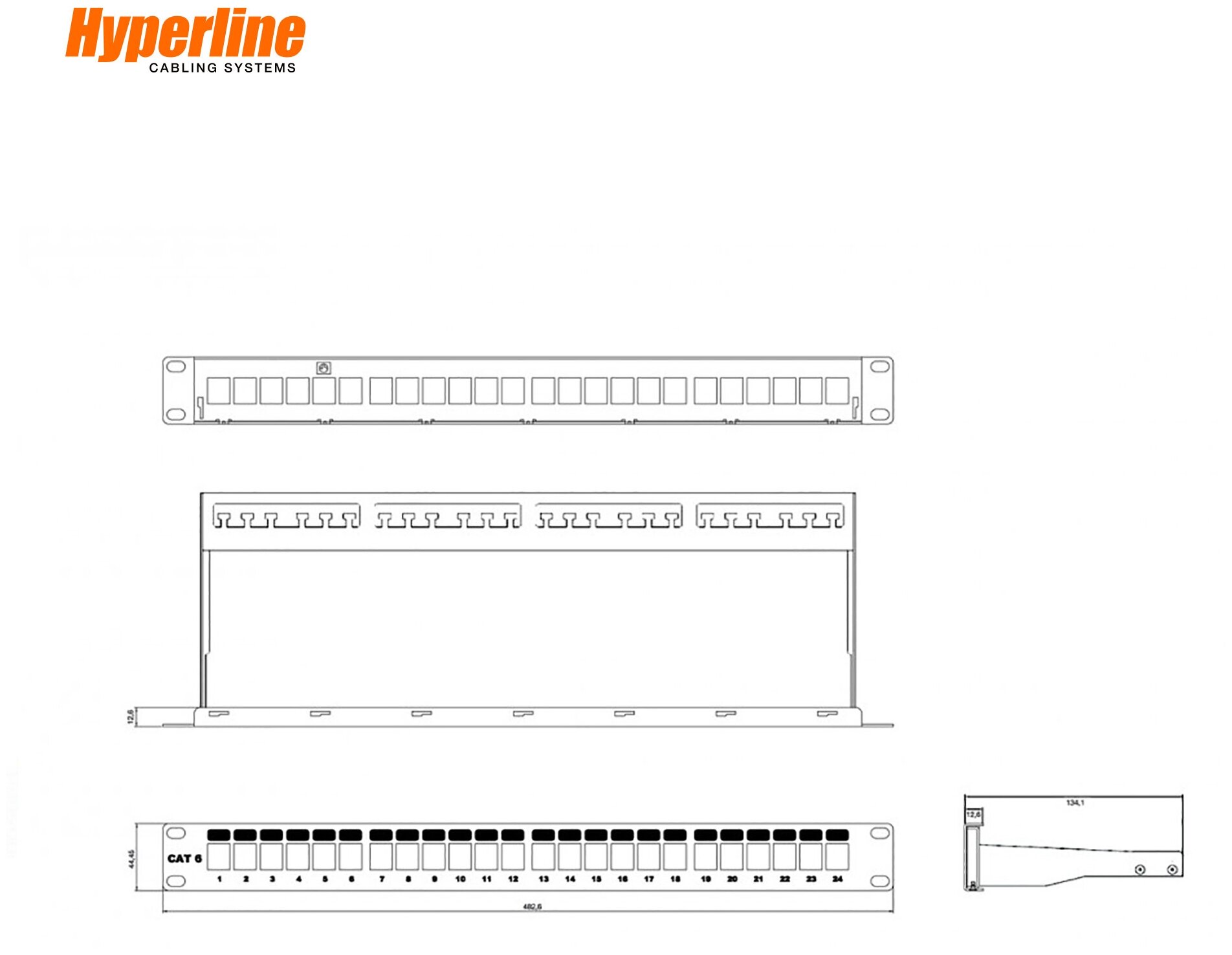 Модульная патч-панель Hyperline - фото №4