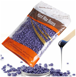 Горячий воск в гранулах для депиляции Hard Wax Beans цвет-фиолетовый 100гр