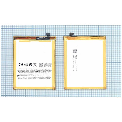 Аккумуляторная батарея BT61-A для MeiZu M3 Note 4000mAh / 15.40Wh 3,85V high quality for meizu m3 note meilan note 3 china version lcd screen and digitizer full assembly