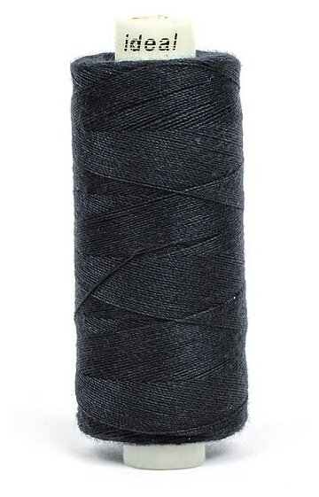 Швейные нитки IDEAL бытовые, 20/3, джинсовые, 150 м, 239 темно-серый (20/3. IDEAL.239)