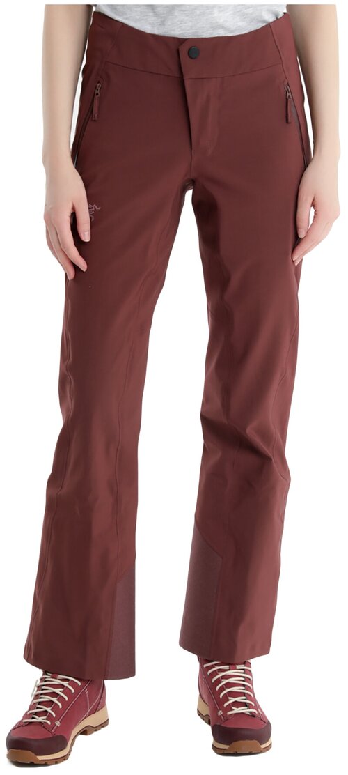 Горнолыжные брюки Arcteryx, подкладка, карманы, мембрана, размер 8, красный