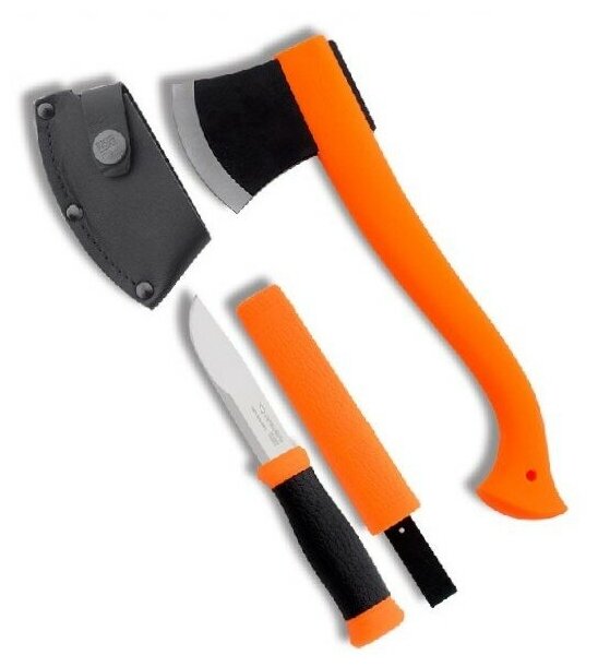 Набор Morakniv Outdoor Kit MG, нож Mora 2000+топор (оранжевый)