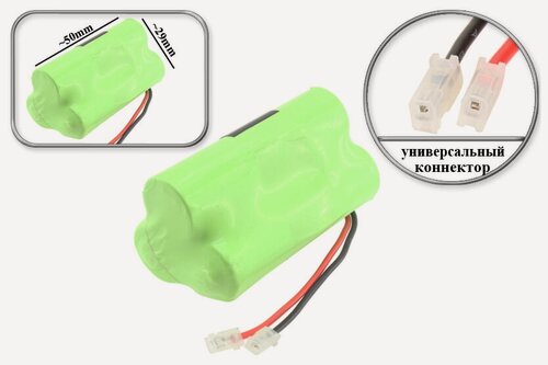 Изображение товара Аккумуляторная батарея Ni-MH типа AA 3S1P,3.6V, профиль-треугольник, с универсальным коннектором, для различного оборуд-я